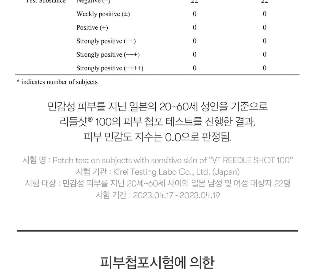 [모공/밀착] VT 리들샷 2스텝 마스크 1매 5종 택1 (50/100/300/700/1000) 상세페이지 35